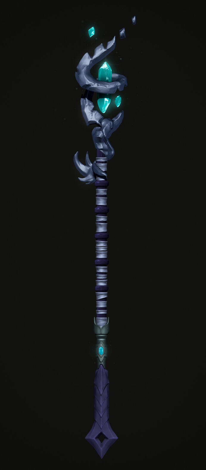Stylized Magic Staff